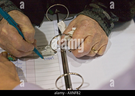 Irakiens vivant au USA en Irak Vote Élection nationale Banque D'Images