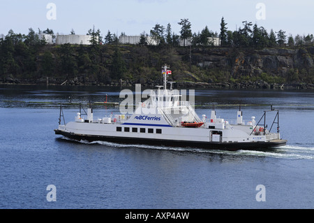 L'île Thetis - Kuper Island BC Ferry Ladysmith l'île de Vancouver Banque D'Images