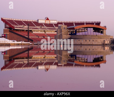 Jones Beach Amphitheatre tôt le matin. Banque D'Images