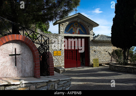 Le monastère de l'Archange Michael, Thassos, en Grèce. Banque D'Images