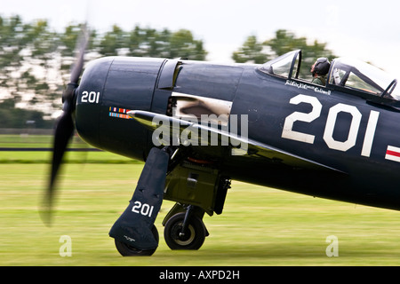 Grumman F8F Bearcat taxying Banque D'Images