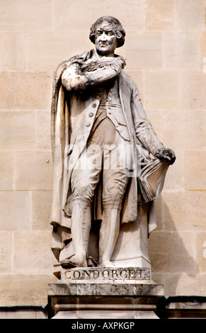 Marie Jean Antoine Nicolas de Caritat marquis de Condorcet Louvre Paris France French Banque D'Images