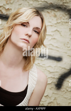 Portrait of a young woman Banque D'Images