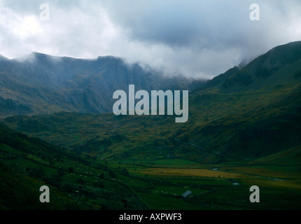 Paysage de Snowdonia au Pays de Galles Banque D'Images