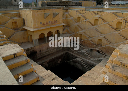 L'ancienne cage d'ambre au village le Rajasthan en Inde Banque D'Images