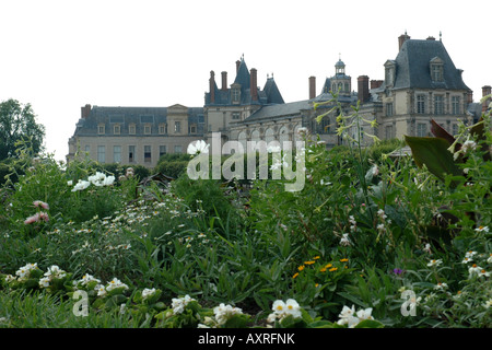 Château de Fontainebleau, près de Paris, France Banque D'Images