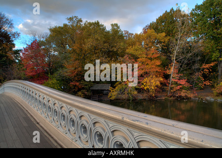 L'automne dans Central Park Banque D'Images