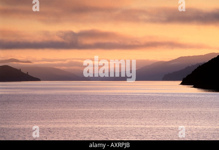 Marlborough Sounds près de Picton Marlborough ile sud Nouvelle Zelande Banque D'Images