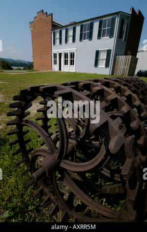 John Parker House sol pulverizer underground railroad Ripley en Ohio Banque D'Images