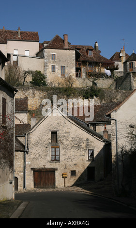 Maison en France Angles sur l'Anglin Banque D'Images