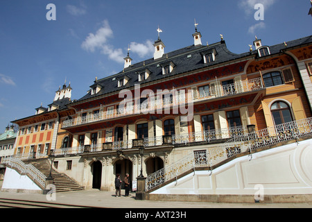 Château Schloß Pillnitz près de Dresde, Saxe, Allemagne Banque D'Images