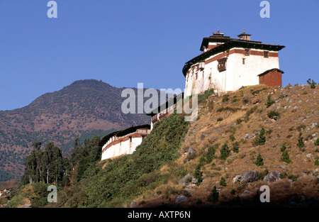 Bhoutan Wangdue Phodrang Dzong Banque D'Images