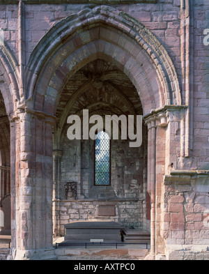 Abbaye de Dryburgh, Scottish Borders, Scotland, UK Banque D'Images