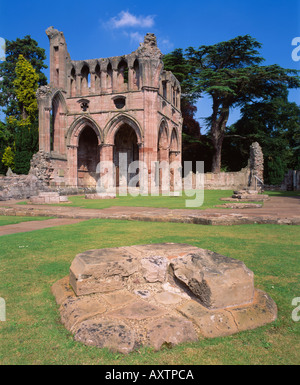 Abbaye de Dryburgh, Scottish Borders, Scotland, UK Banque D'Images