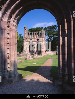 Abbaye de Dryburgh, Scottish Borders, Scotland, UK Banque D'Images