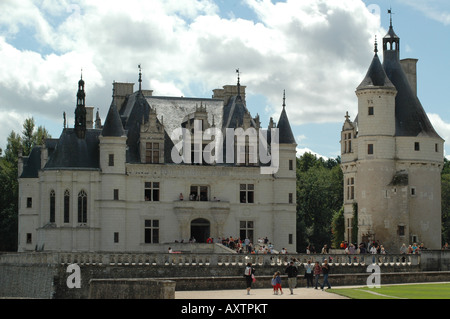 Le Château de Chenonceaux, Bléré, Tours, Indre-et-Loire, Centre, France Banque D'Images