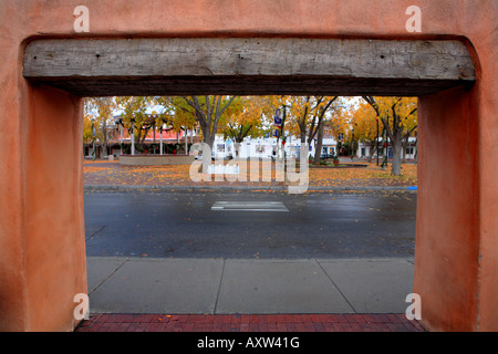 OLD TOWN PLAZA à Albuquerque au Nouveau Mexique USA À LA FIN DE L'AUTOMNE Banque D'Images