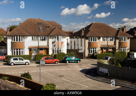 1930 typique maison jumelée au Royaume-Uni. Banque D'Images