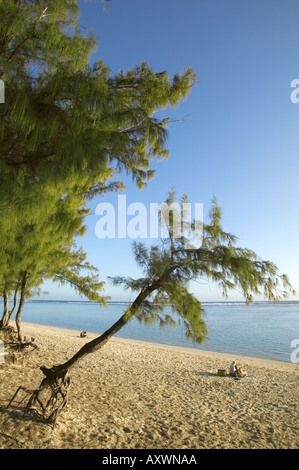 Plage d'Etang Salé à la réunion. Banque D'Images