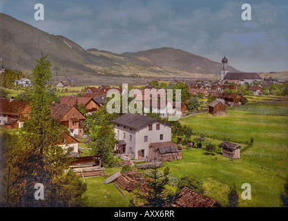 Oberammergau, Allemagne Bavière Banque D'Images