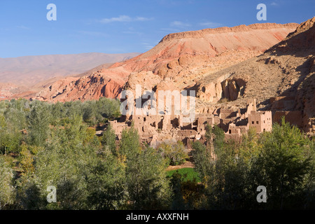 Kasbah, Vallée du Dadès et les Gorges, montagnes de l'Atlas, Maroc, Afrique du Nord, Afrique Banque D'Images