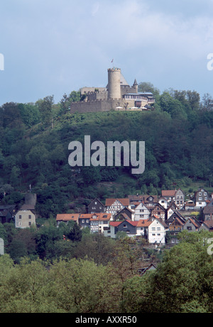 Biedenkopf, Schloß, Gesamtanlage Südwesten von Banque D'Images