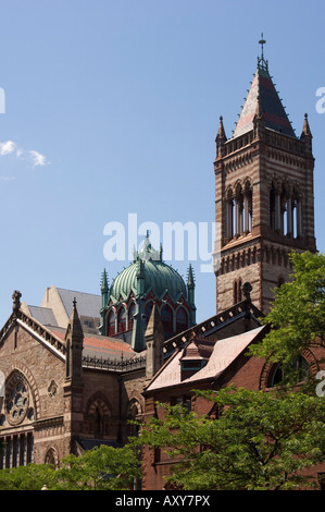 La nouvelle église Old South, Copley Square, Back Bay, Boston, Massachusetts, USA Banque D'Images