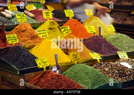 La région de Marmara, Istanbul, Turquie ; Spice Bazaar aka marché égyptien Banque D'Images