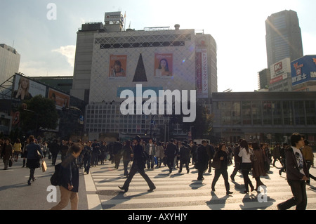 Croisement de Shibuya, Tokyo, Japon Banque D'Images