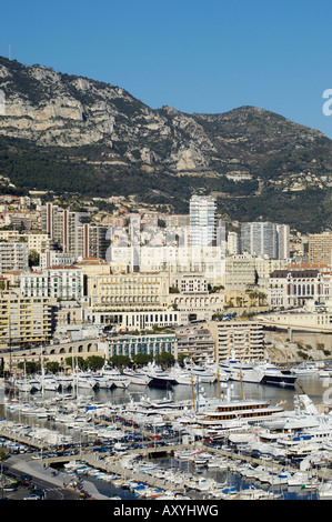 Monte Carlo, Principauté de Monaco, Cote d'Azur, Méditerranée, Europe Banque D'Images