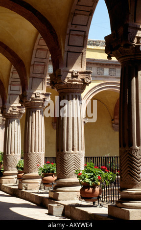 Queretaro, musée régional, Innenhof Banque D'Images