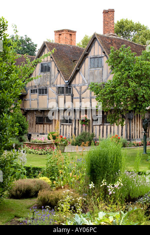 Anne Hathaway Cottage Shottery s dans Stratford sur Avon Warwickshire Banque D'Images