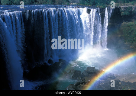 Vallée centrale la Lajas Falls, près de Los Angeles Banque D'Images