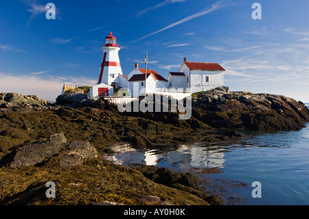 East Quoddy Phare Île Campobello (Nouveau-Brunswick) Canada Banque D'Images