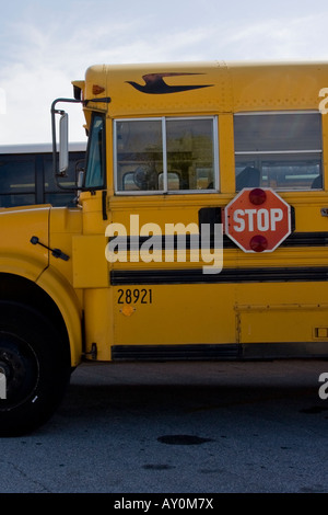 Autobus scolaires Banque D'Images