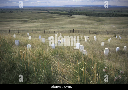 Little Bighorn Battlefield Banque D'Images