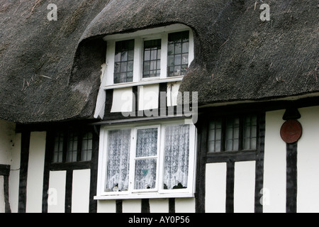 Cadre en bois bâtiment dans Fen Drayton Cambridgeshire Banque D'Images