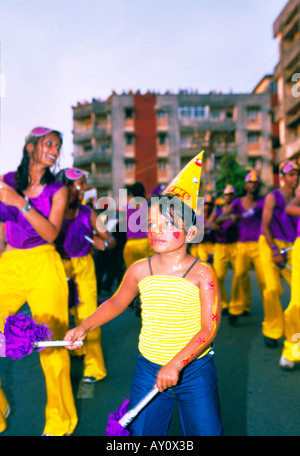 Les filles danseur à Carnival Goa Inde Banque D'Images