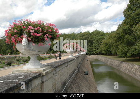 Chenonceaux, Bléré, Tours, Indre-et-Loire, Centre, France Banque D'Images