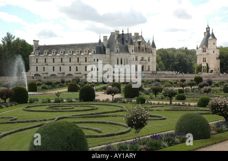 Chenonceaux, Bléré, Tours, Indre-et-Loire, Centre, France Banque D'Images