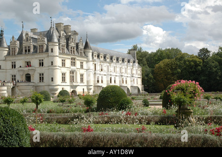 Chenonceaux, Bléré, Tours, Indre-et-Loire, Centre, France Banque D'Images