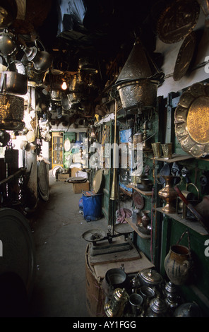 Souk à Marrakech Medina Maroc Banque D'Images
