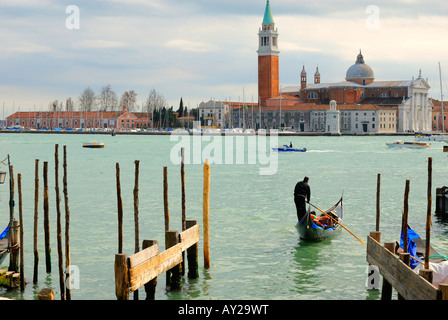 San Giorgio Maggiore est l'une des îles de Venise située à l'est de la Giudecca et au sud de l'île principale du groupe. L'Italie, l'Europ Banque D'Images