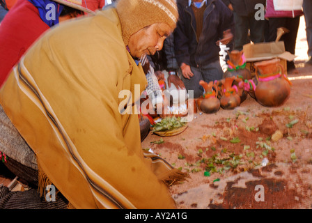 Pachamama, Fiesta Nacional a la Madre Tierra, Tolar Grande, Province de Salta, Argentine, Amérique du Sud Banque D'Images