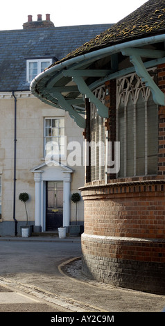 Le marché en ronde Worcestershire Tenbury Wells Banque D'Images