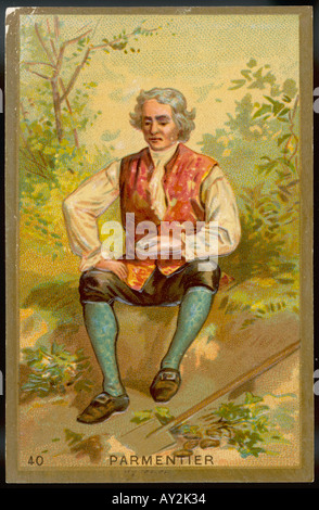 Parmentier Aa Trade Card Banque D'Images