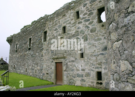 Le château sur l'île de Unst, Îles Shetland Banque D'Images