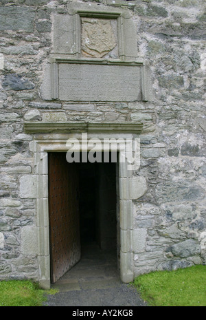 Le château sur l'île de Unst, Îles Shetland Banque D'Images