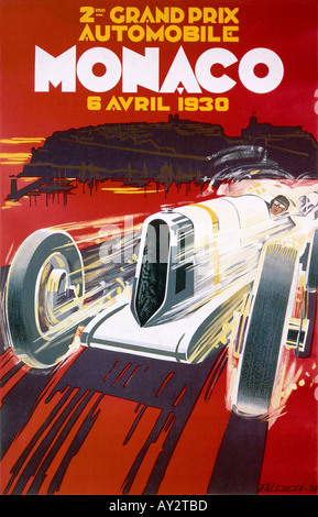 Grand Prix de Monaco 1930 Banque D'Images