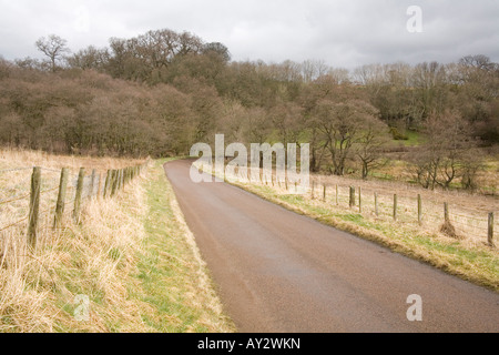 Le paysage rural autour du village de Glanton dans le Northumberland, en Angleterre. Banque D'Images